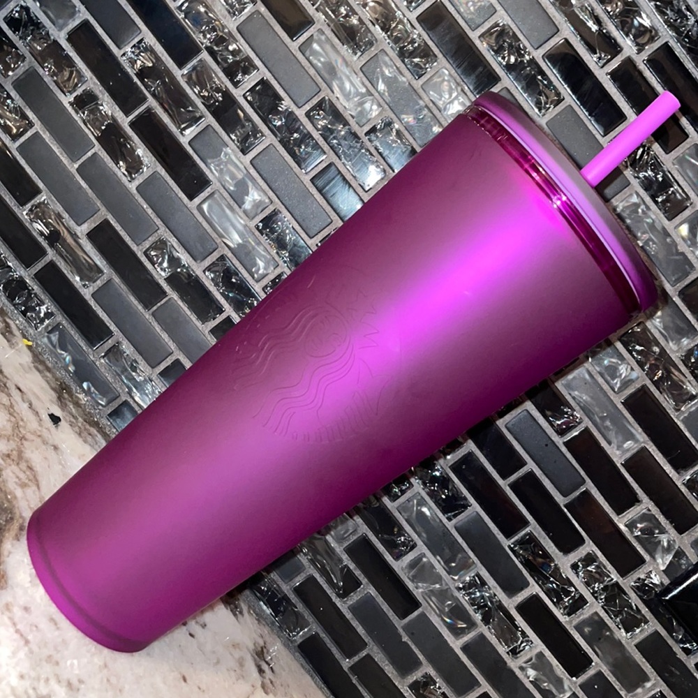 Starbucks purple soft touch tumbler